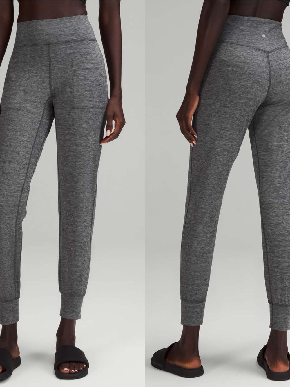 Lululemon Align High-Rise Jogger Sz 12 *Full Length In Heathered Graphite Grey